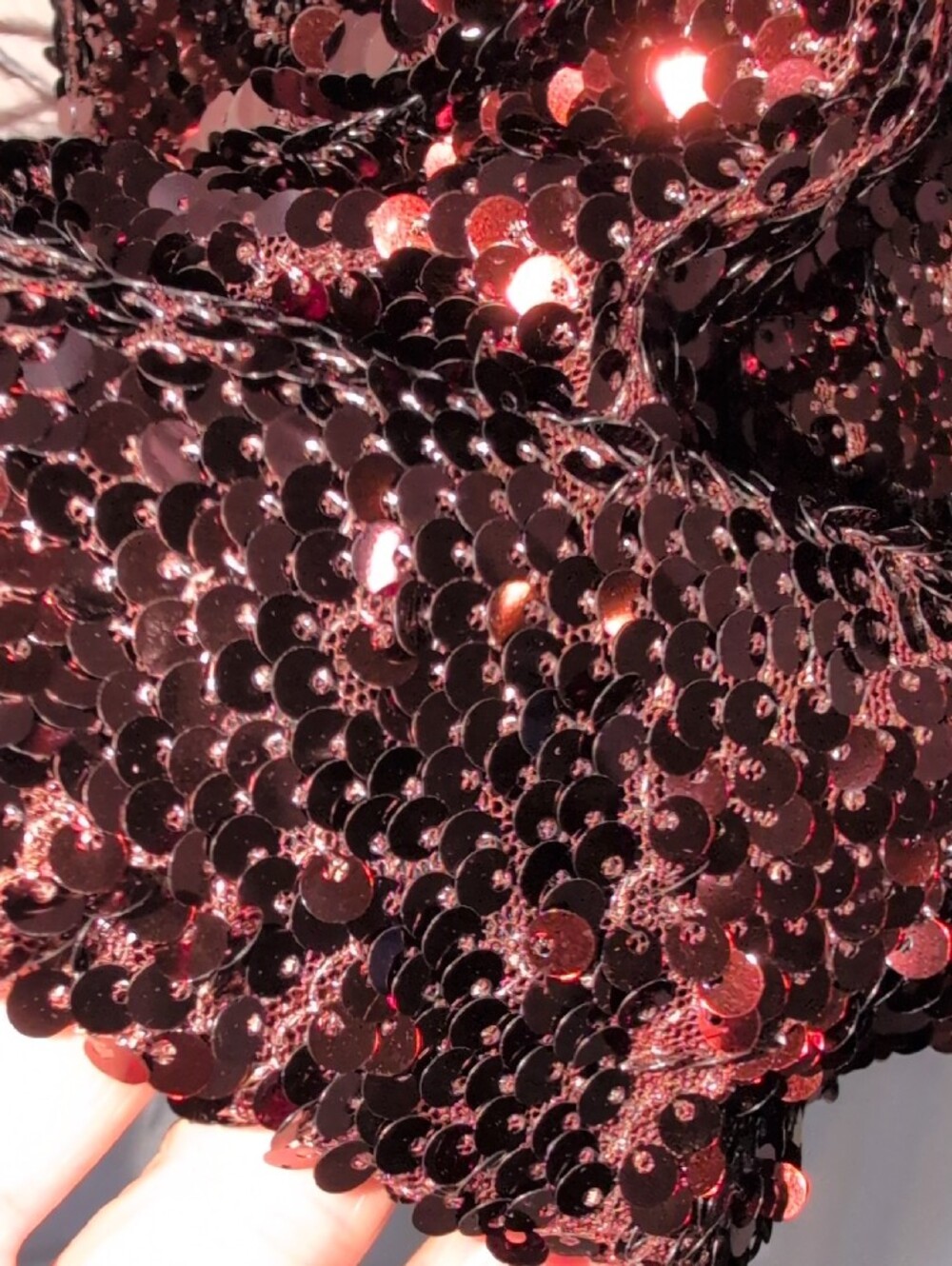 Bronze Sequin Feather-Cuff Blazer - Picture 7 of 15